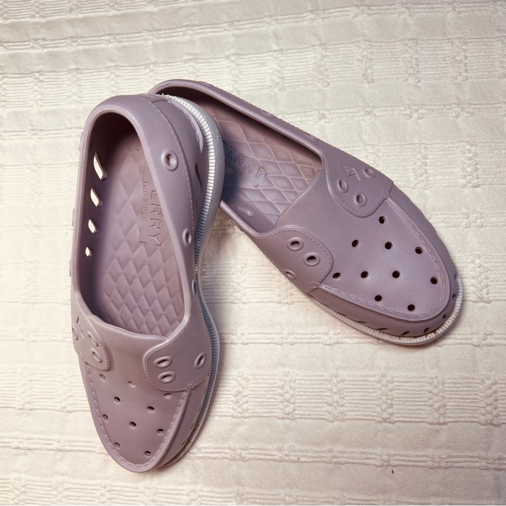 Sperry Lavender Top siders Slip-On Perforated Casual Shoes - Picture 5 of 6